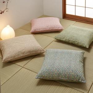 日本製の座布団カバー「花ちりめん」の商品写真