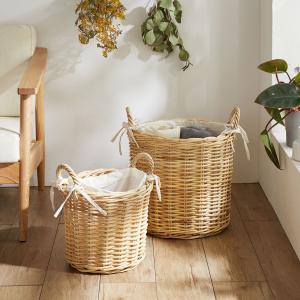 ラタンバスケットの商品写真