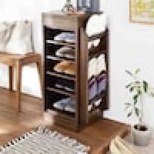 ウォルナット材のスリッパラックの商品写真