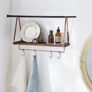 突っ張り棒にきれいに設置できるディスプレイ棚[日本製]の商品写真