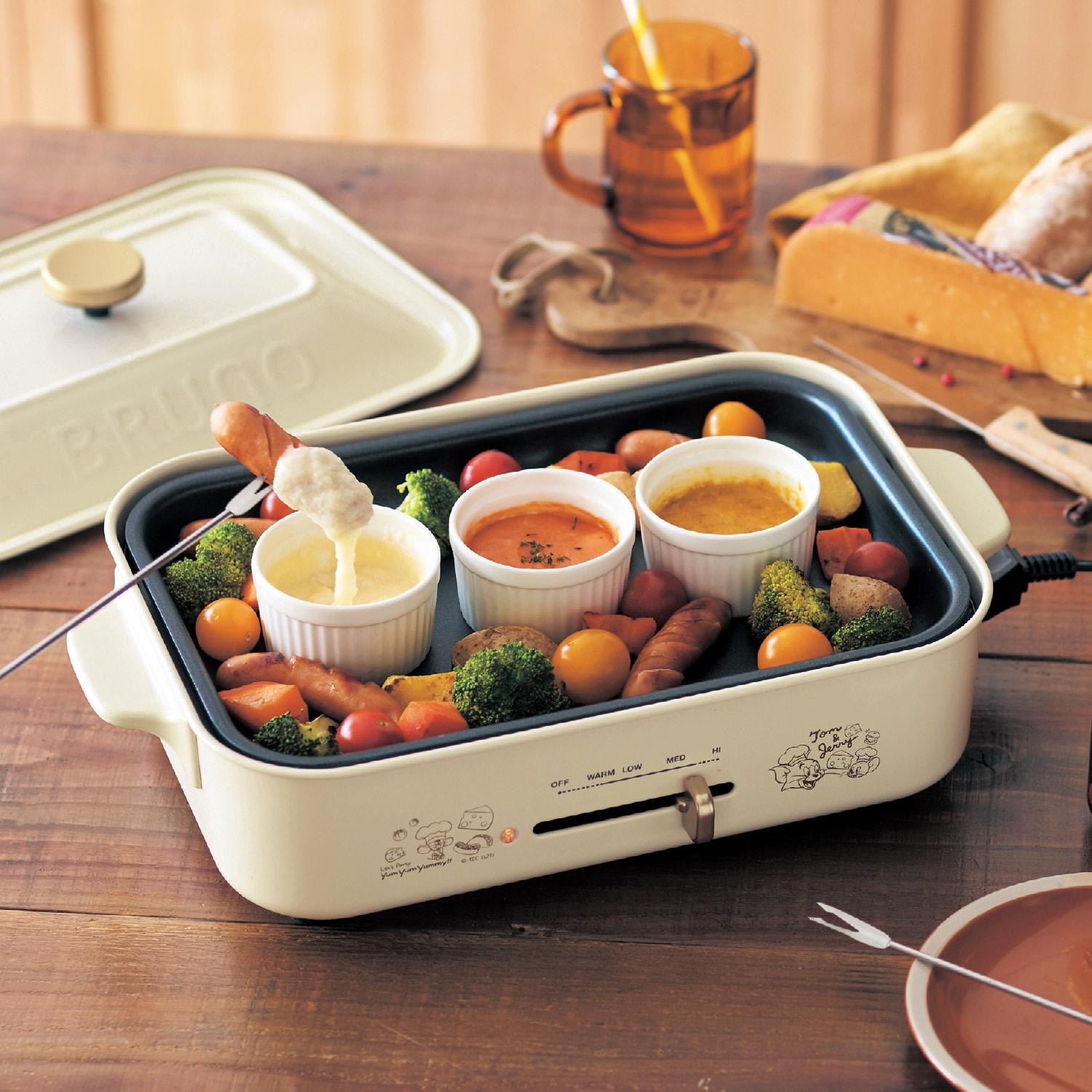 コンパクトホットプレート/BRUNO「トムとジェリー」の商品写真