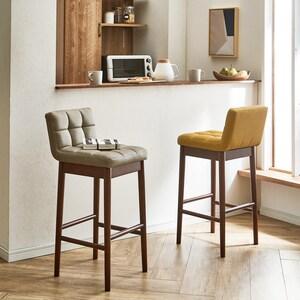 合皮座面でお手入れ簡単のカウンターチェアの商品写真