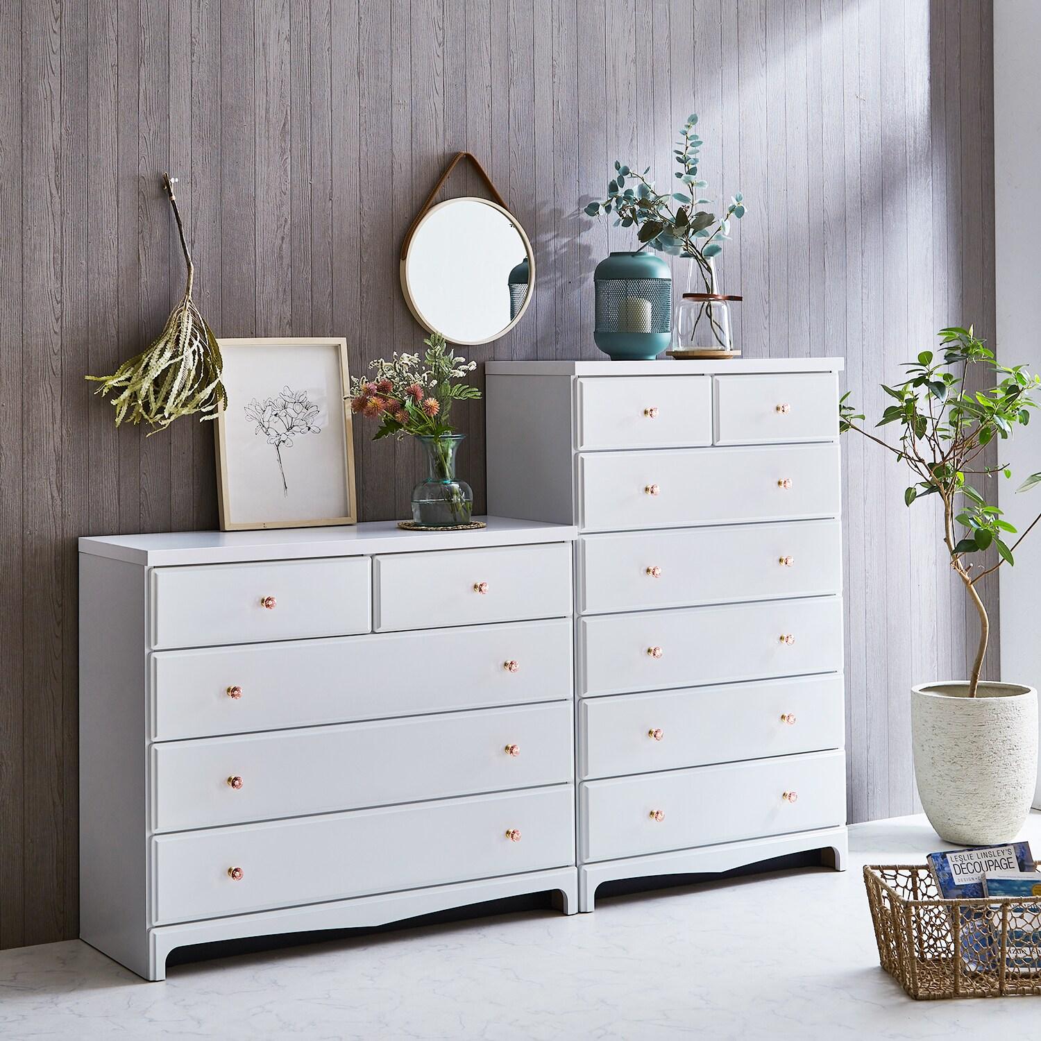 [日本製]女性のお部屋におすすめエレガント調チェストの商品写真