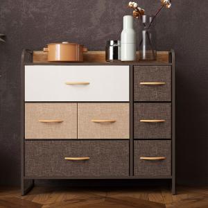 組立簡単!北欧調カラーのファブリックチェストの商品写真