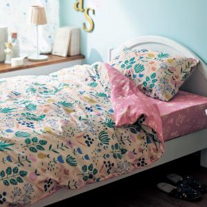 綿素材を使った掛け布団カバー"シェアガーデン"「ミニラボ」の商品写真