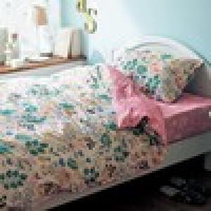 綿素材を使った布団カバーセット(3点)"シェアガーデン"「ミニラボ」の商品写真