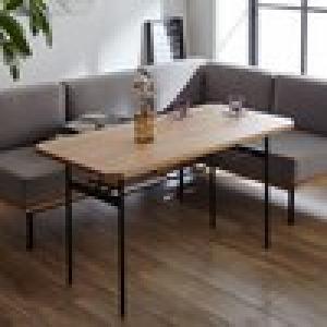 ソファースタイルの棚付きダイニングテーブル「Glamシリーズ」 <4人用>の商品写真