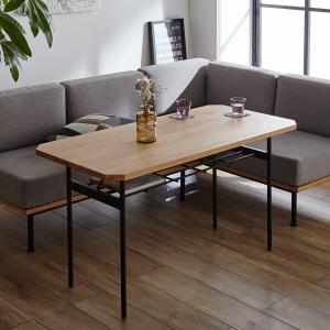 ソファースタイルの棚付きダイニングテーブル「Glamシリーズ」 <4人用>の商品写真