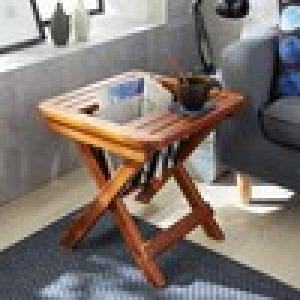 マガジンラック付きサイドテーブルの商品写真