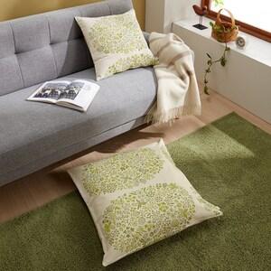 麻混素材のクッション・座布団カバー[日本製] <パラディス>の商品写真