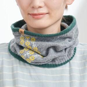 【4月5日 セール追加】 【シュークリーム糸使用】ネックウォーマーにもなる2WAYハラマキ[日本製]の商品写真