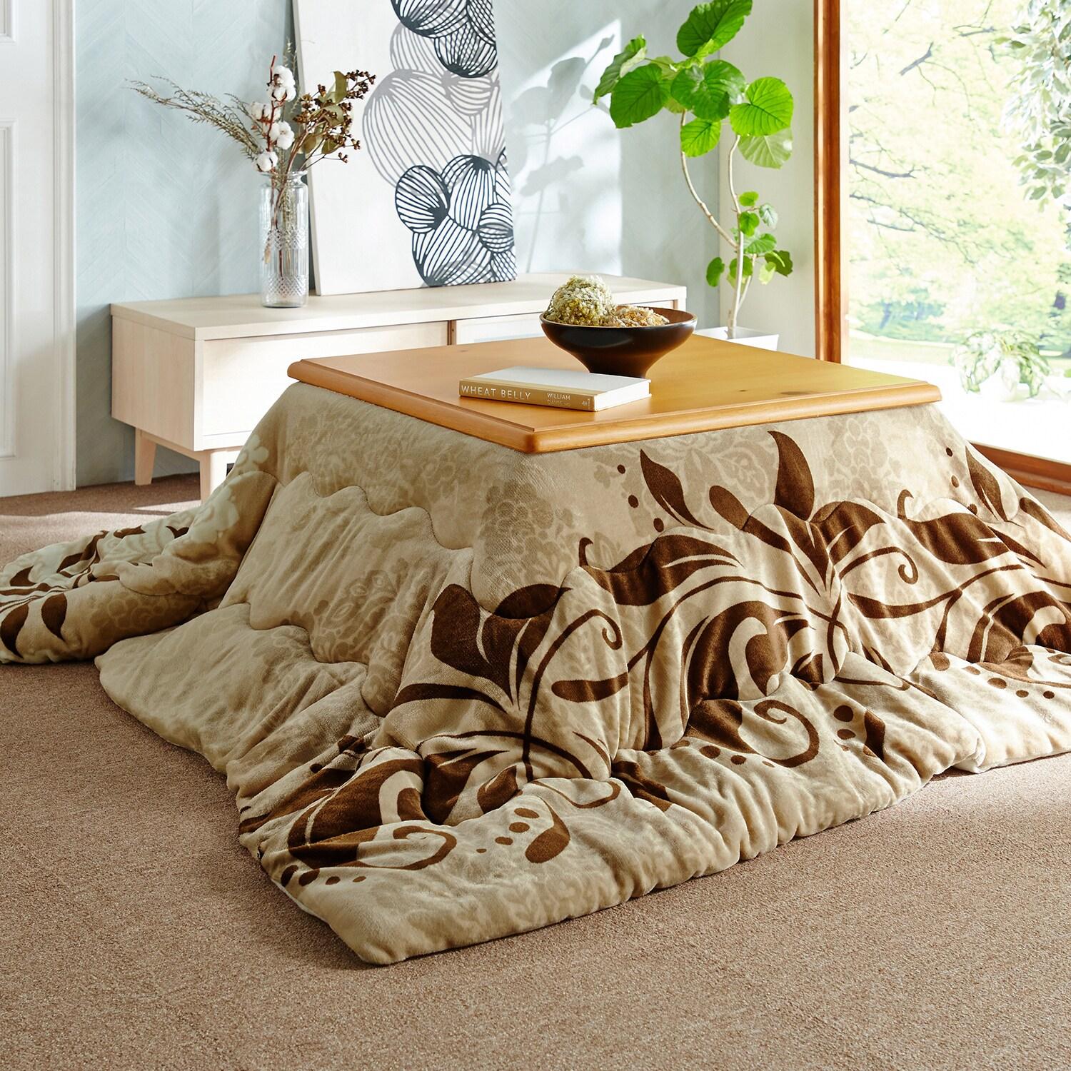 クラシックデザインの薄掛けこたつ布団の商品写真