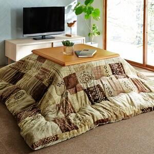 パッチワーク柄の撥水こたつ布団の商品写真