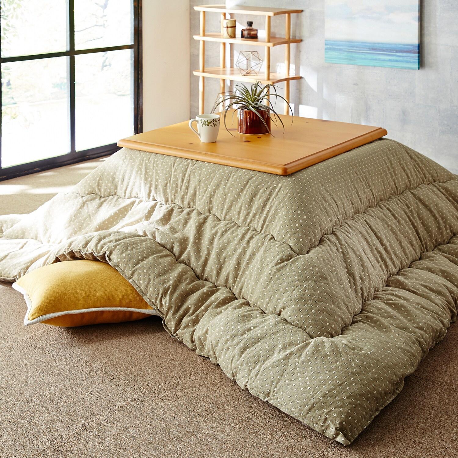 綿混素材を使用したこたつ布団の商品写真