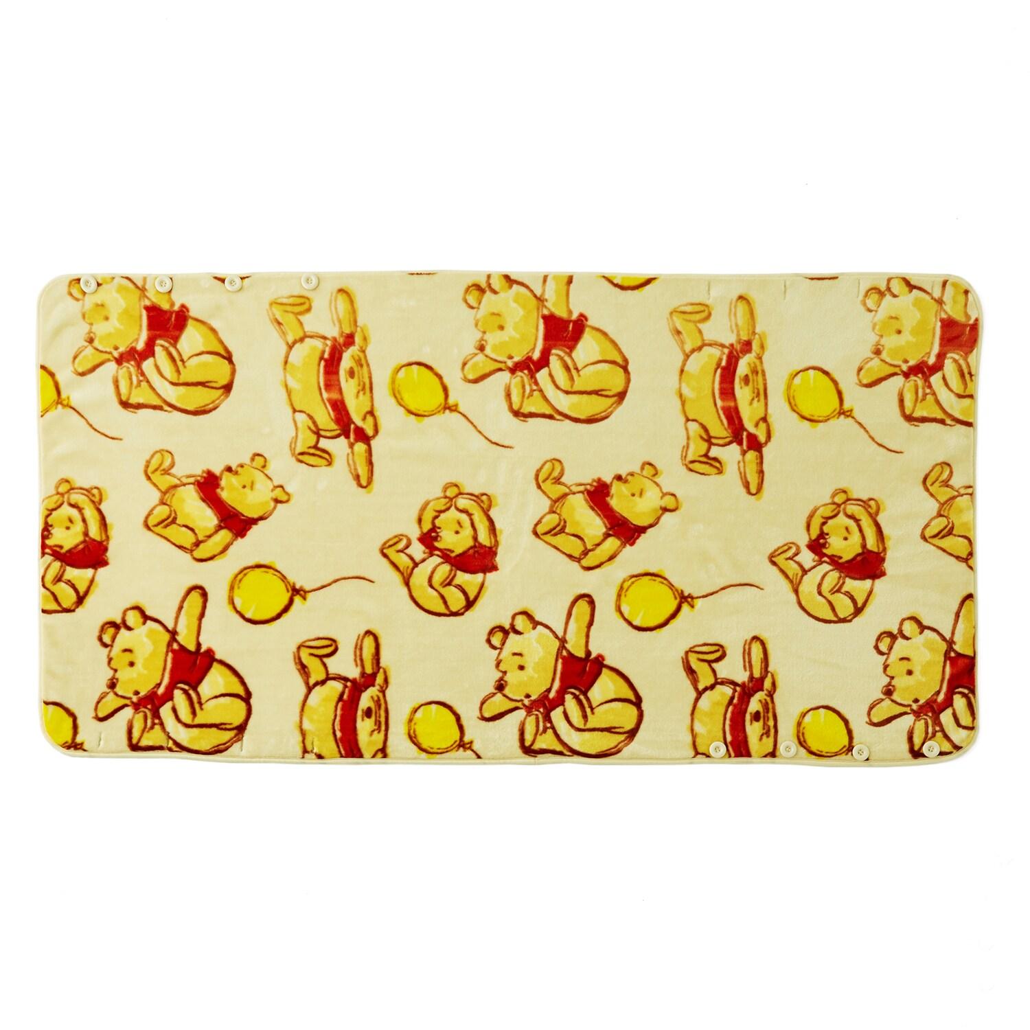 ニューマイヤー4wayブランケット・毛布「くまのプーさん」の商品写真