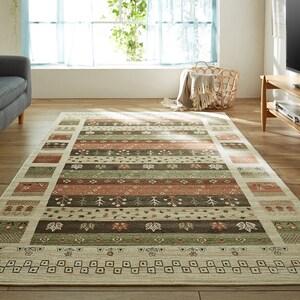 なめらかジャカード織りラグ[日本製]の商品写真