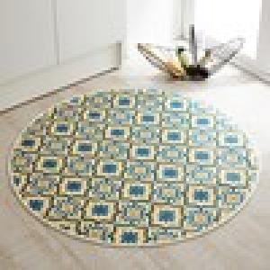 異国情緒あふれる拭けるずれにくいフロアマットの商品写真