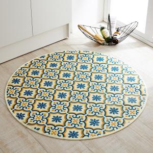 異国情緒あふれる拭けるずれにくいフロアマットの商品写真