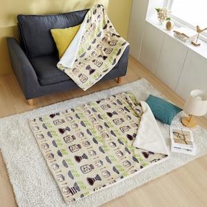 お気に入りの柄でぬくぬくブランケット・ハーフ毛布の商品写真