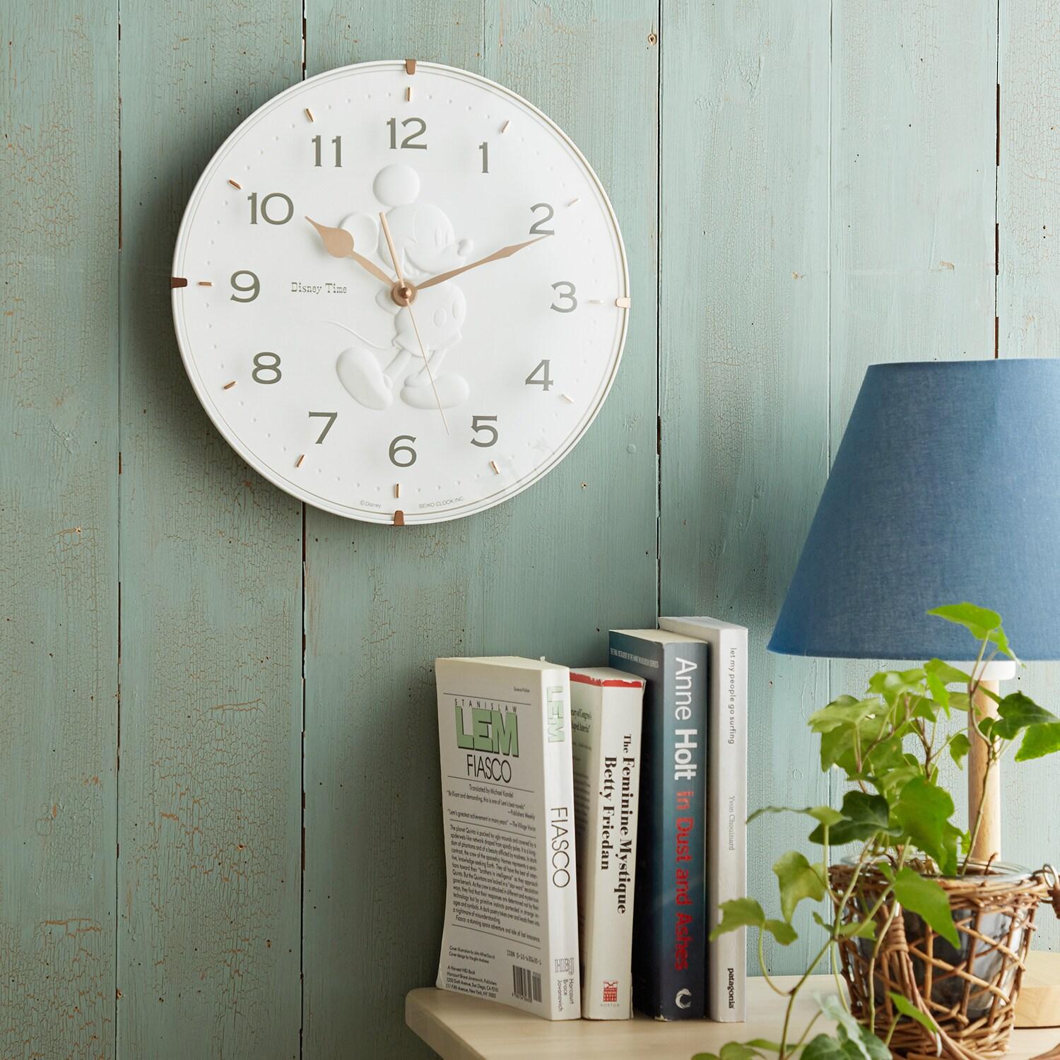 立体感のある掛け時計「ミッキーマウス」の商品写真