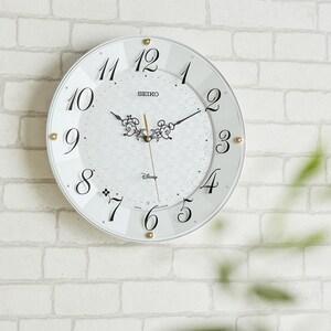 電波掛け時計「ミッキー&ミニー」の商品写真