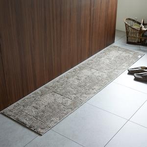 軽くて気軽に洗えるすべりにくいダイニングラグ・洗濯ネット付き(モダン)[日本製]の商品写真