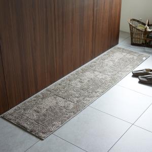 軽くて気軽に洗えるすべりにくいダイニングラグ・洗濯ネット付き(モダン)[日本製]の商品写真