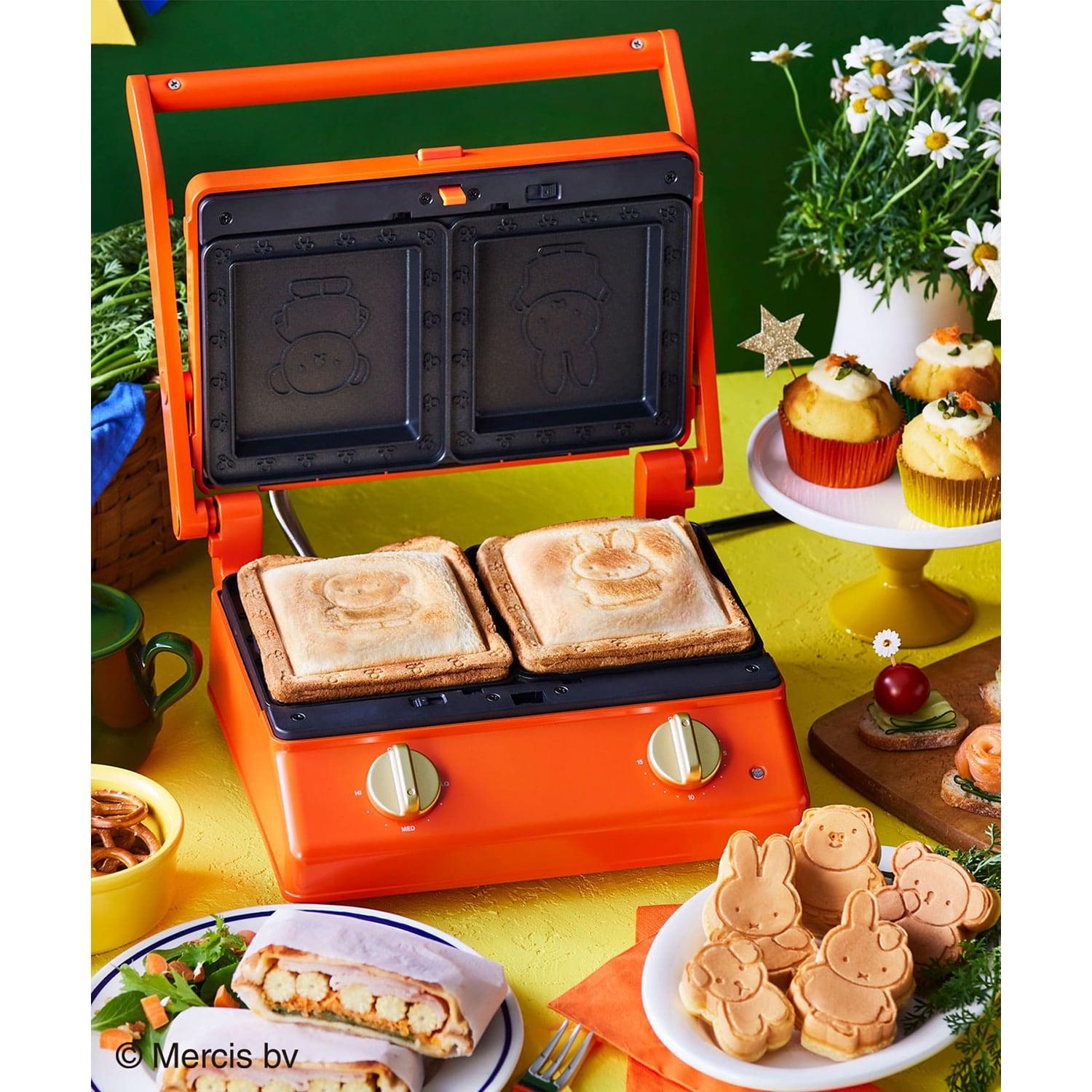 グリルサンドメーカー ダブル/BRUNO「ミッフィー」の商品写真