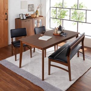 ウォルナット天板のダイニングテーブル <4人用>の商品写真
