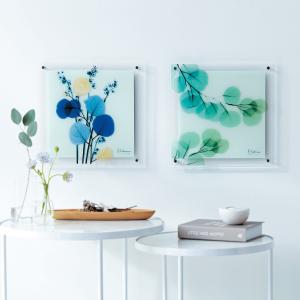 フラワーガラスアート <30×30cm>の商品写真