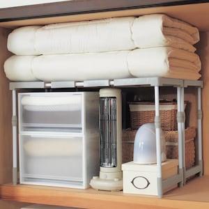 押入れ・クローゼット伸縮整理ラック2個セットの商品写真