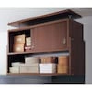 突っ張り上置き引戸ラックの商品写真