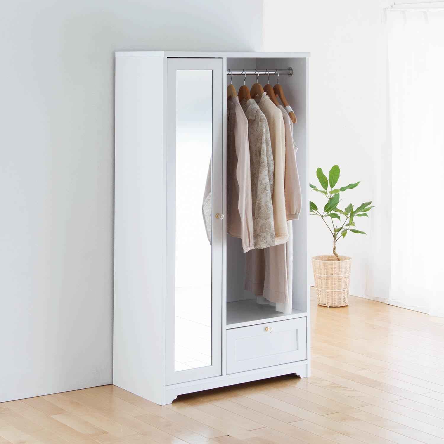 ミラー付きワードローブの商品写真