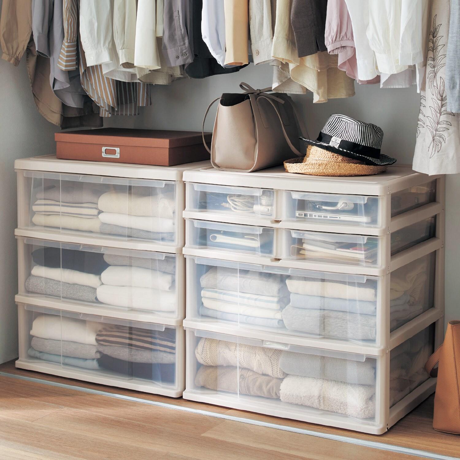 クローゼット用たっぷり収納ケース <奥行53cm>の商品写真