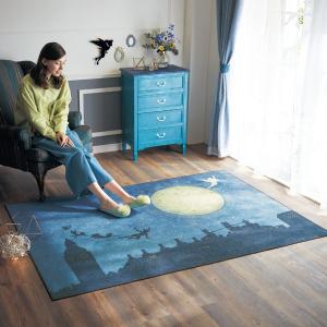 絵画のようなプリントラグ「ティンカー・ベル」の商品写真