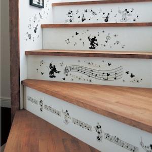 階段や壁に貼って楽しいウォールステッカー「ミッキー&ミニー」の商品写真