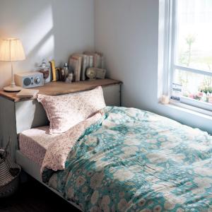 ソフトダブルガーゼの布団カバーセット(3点)"パリのお花"「ミニラボ」の商品写真