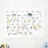 お部屋に飾れるおしゃれなあいうえお表・アルファベット表 2柄セットの商品写真