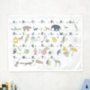 お部屋に飾れるおしゃれなあいうえお表・アルファベット表 2柄セットの商品写真