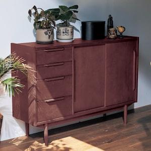 【5月6日までタイムセール】 北欧ヴィンテージ調キャビネットの商品写真