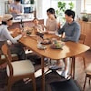 6つのスタイルに変化する伸長式ダイニングテーブルの商品写真