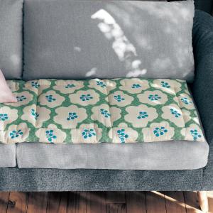 北欧調デザインのふくれ織りシートクッションの商品写真