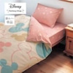 ダニを通しにくい掛け布団カバー「ミッキーモチーフ」の商品写真