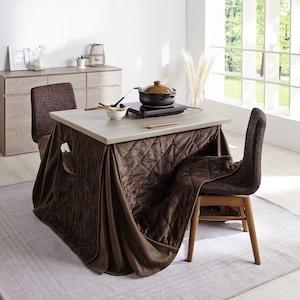 USB & コンセント付きダイニングこたつセット(布団セット)の商品写真