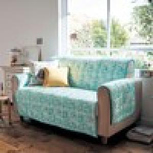 接触冷感素材のひんやり肘掛け付きソファーカバー"ソレイユ"「ミニラボ」の商品写真