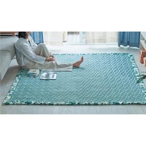 【ひんやり】接触冷感のキルトが可愛いキルトラグの商品写真