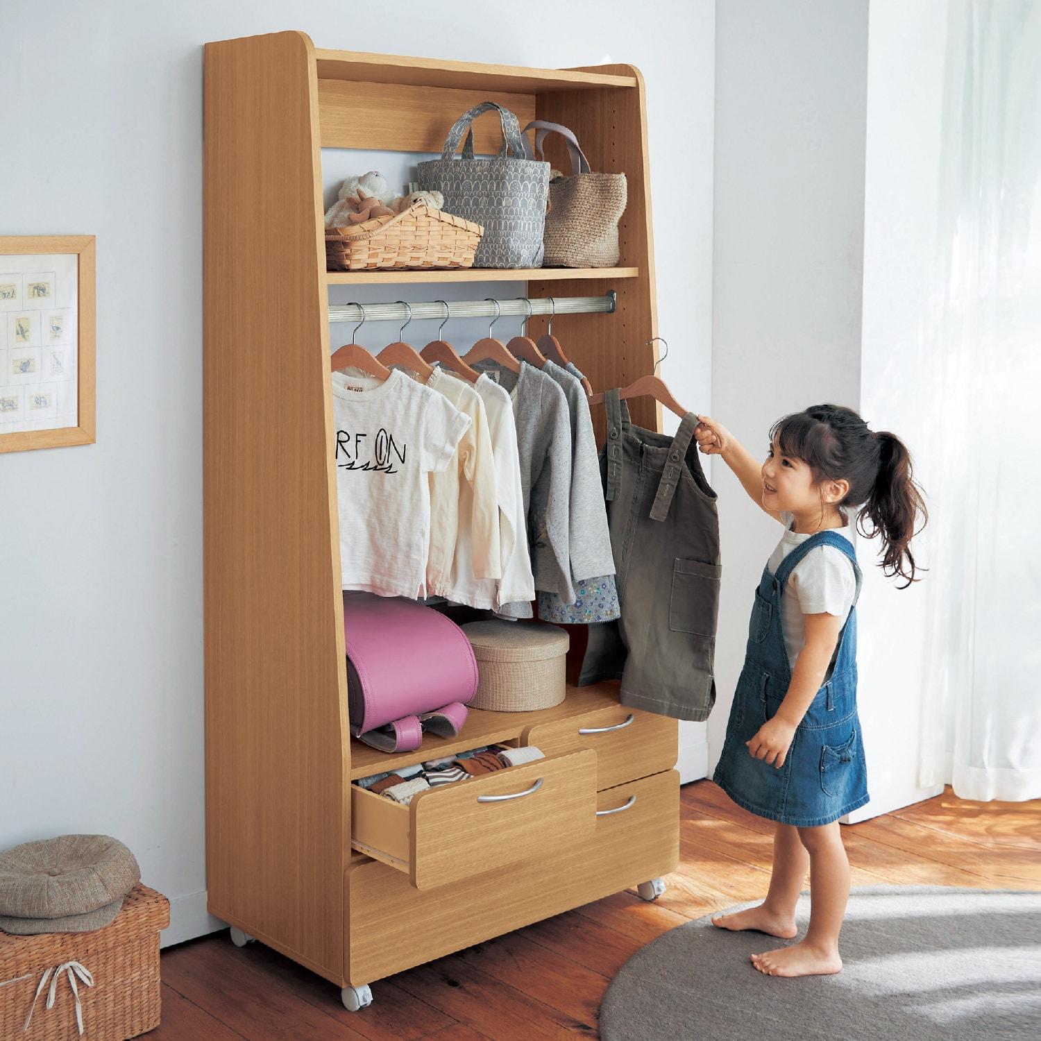 キッズハンガーラックの商品写真