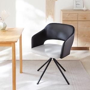 北欧調回転式ダイニングアームチェアの商品写真