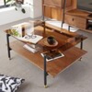 モダンヴィンテージテイストのリビングローテーブルの商品写真