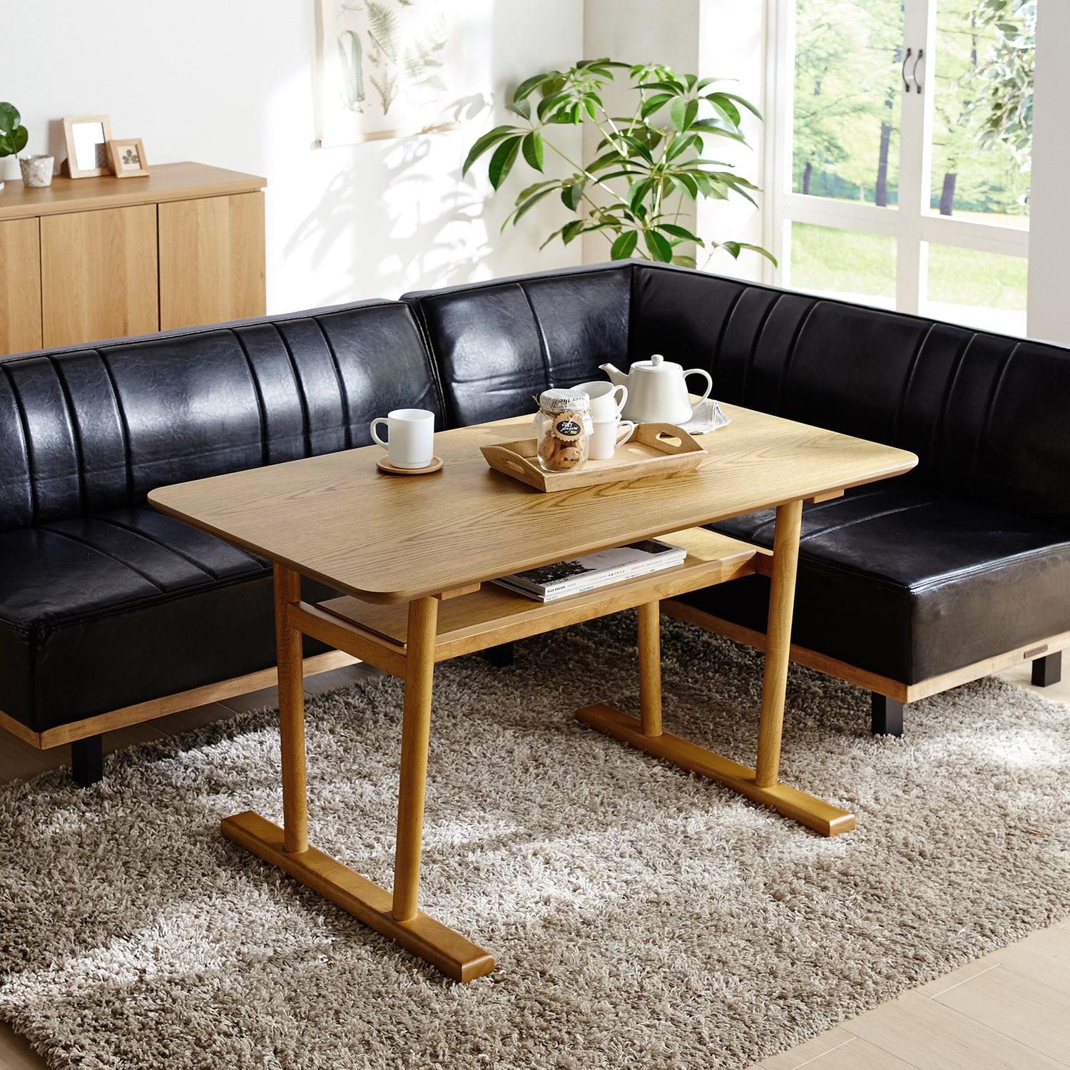 ダイニングソファーに合わせられるダイニングテーブル <4人用>の商品写真